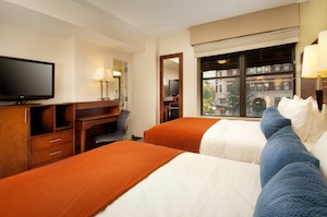 Two Double beds room photo